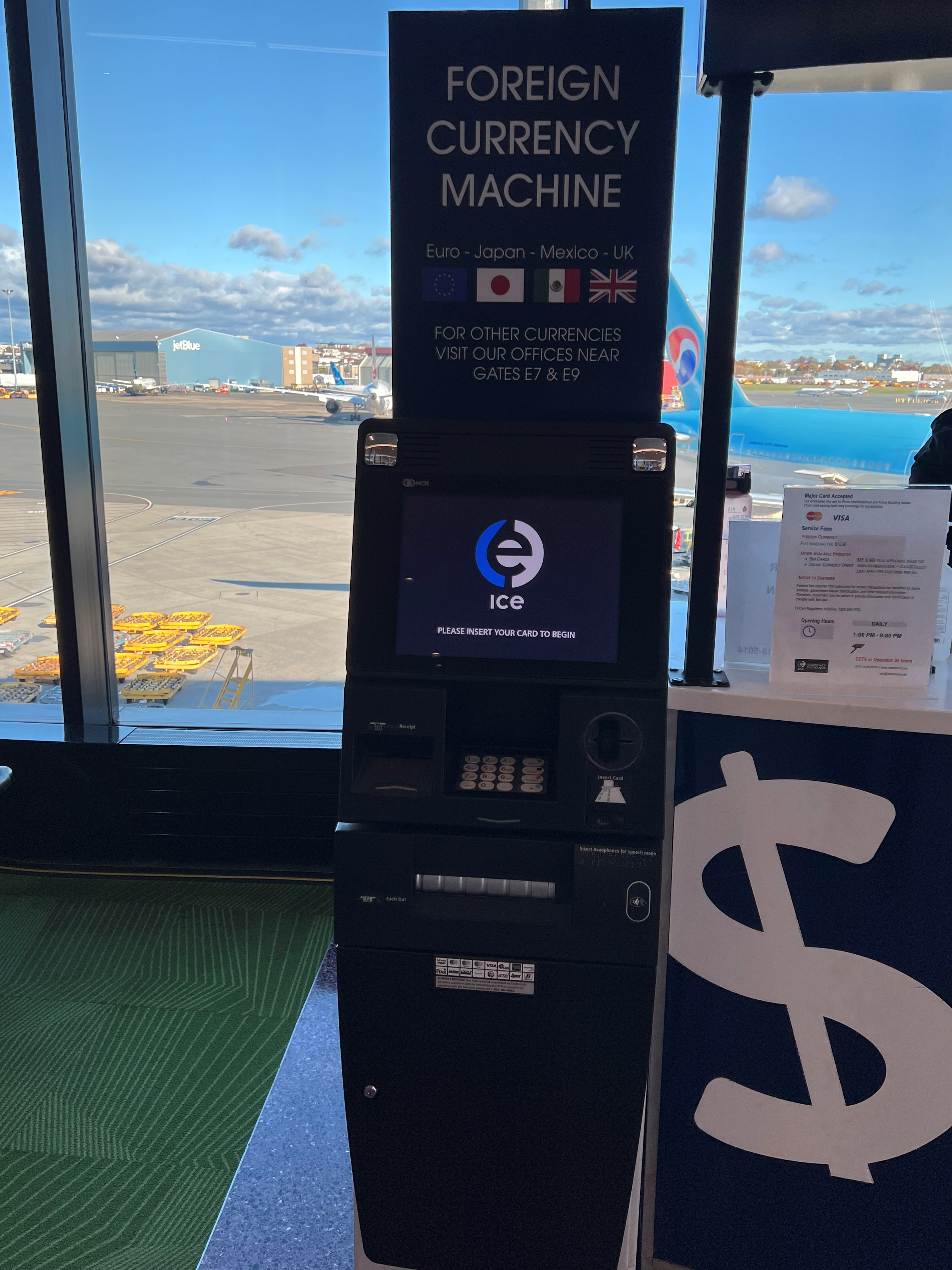 ICE Foreign Currency Exchange ATM